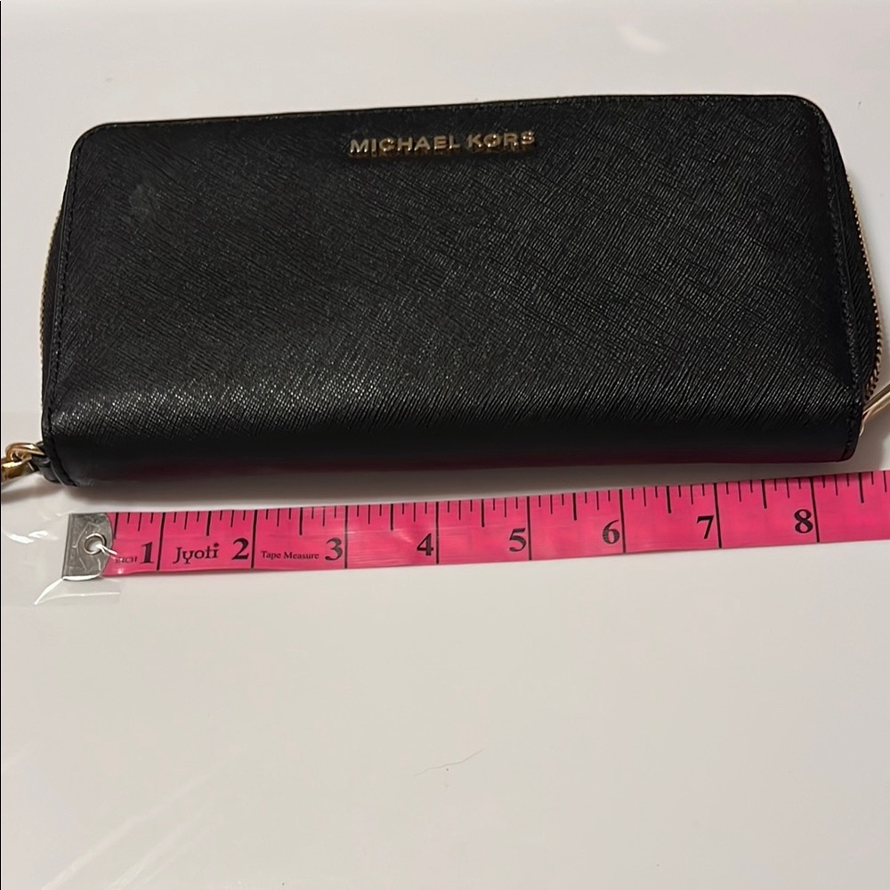 Michael Kors Black Wristlet with Gold Accents - Picture 4 of 6